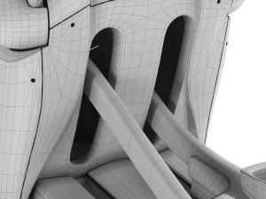 elliptical trainer octane xt3700 3D Model