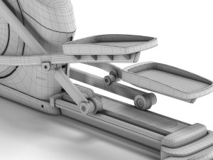 elliptical trainer proform endurance 520 e 3Dモデル