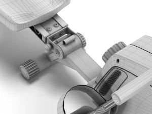 rowing machine xterra erg 200 3D Model