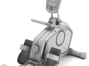 rowing machine xterra erg 200 3D Model