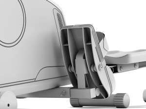 rowing machine xterra erg 200 3D Model