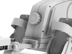 rowing machine xterra erg 200 3D Model