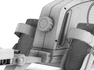 rowing machine xterra erg 200 3D Model