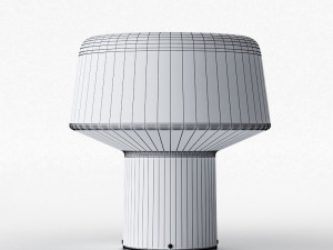 table lamp foscarini glass drop Model 3D