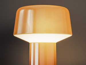 table lamp foscarini glass drop Model 3D