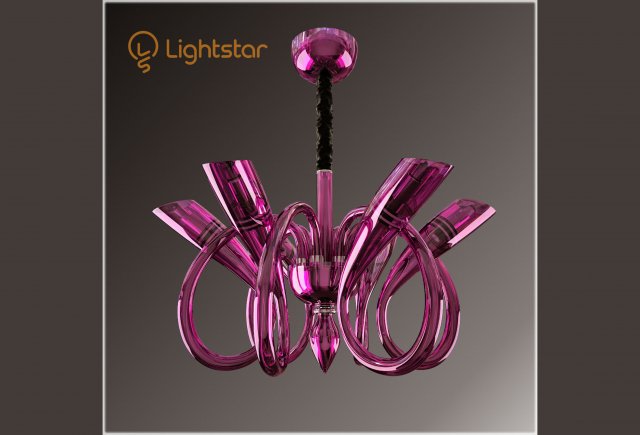 chandelier lightstar 892068 stella 3D 模型 .c4d .max .obj .3ds .fbx .stl .blend 