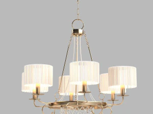 chandelier with sconce baga 3230 3240 dx 3D Model