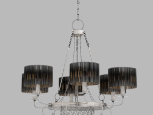 chandelier with sconce baga 3230 3240 dx 3D मॉडल