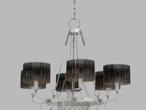 chandelier with sconce baga 3230 3240 dx 3D Model