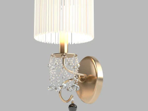 chandelier with sconce baga 3230 3240 dx 3D Model