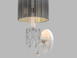 chandelier with sconce baga 3230 3240 dx 3D मॉडल