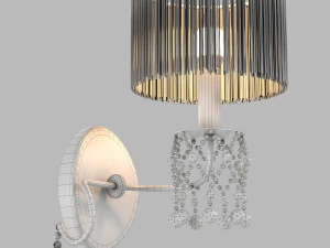 chandelier with sconce baga 3230 3240 dx 3D Model