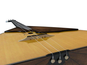 balalaica russa Modello 3D