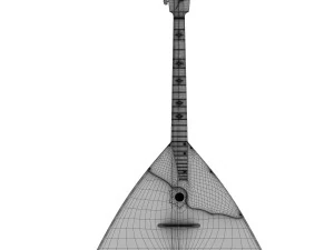 balalaica russa Modello 3D
