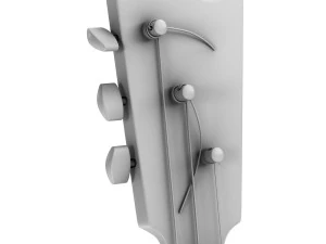 balalaica russa Modello 3D