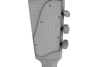 balalaica russa Modello 3D