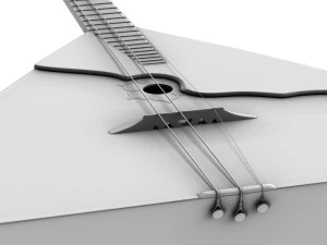 balalaica russa Modello 3D