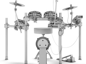 electronic drum set alesis surge mesh kit Modelo 3D