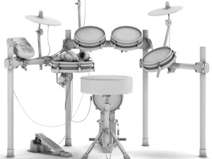 electronic drum set alesis surge mesh kit 3D Model