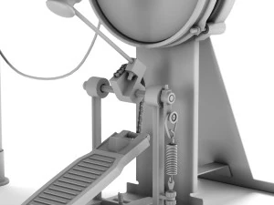 electronic drum set alesis surge mesh kit 3D Model