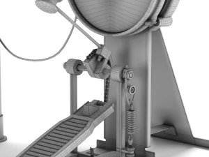 electronic drum set alesis surge mesh kit 3D Model