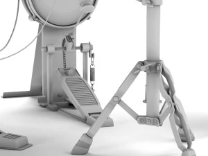 electronic drum set alesis surge mesh kit 3D Model