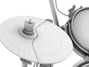 electronic drum set alesis surge mesh kit 3D Model