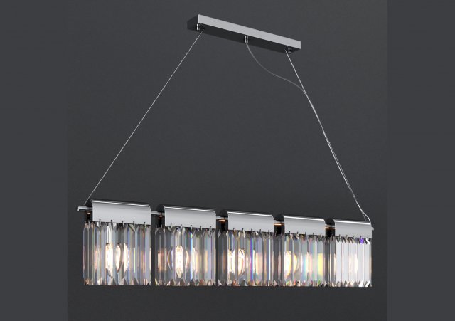 chandelier crystal pendants loft-concept 3D-Modell .c4d .max .obj .3ds .fbx .stl .blend 