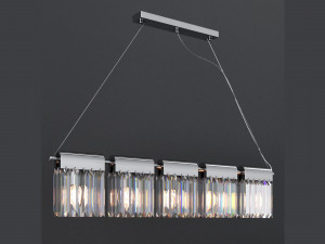chandelier crystal pendants loft-concept Model 3D