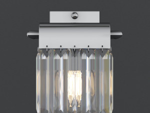 wall lamp crystal pendants loft-concept Modèle 3D