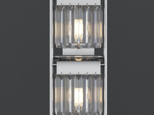 wall lamp crystal pendants loft-concept Modèle 3D
