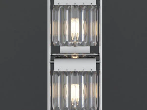 wall lamp crystal pendants loft-concept 3D Model