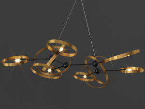 chandelier sata lampatron 3D मॉडल