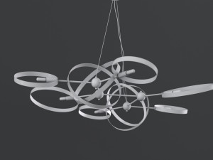 chandelier sata lampatron 3D मॉडल