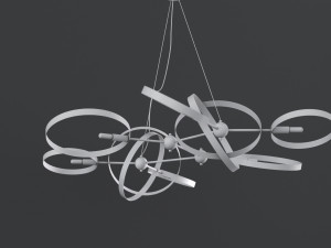 chandelier sata lampatron 3D मॉडल
