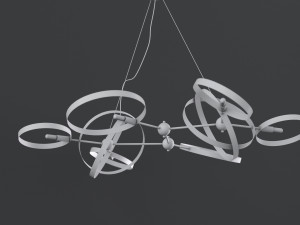 chandelier sata lampatron 3D मॉडल