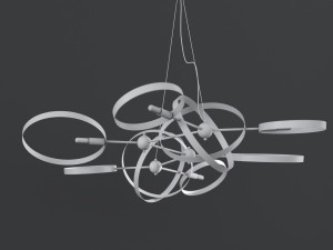 chandelier sata lampatron 3D मॉडल