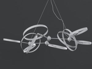 chandelier sata lampatron 3D मॉडल