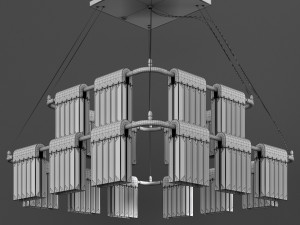 chandelier crystal pendants 20 loft-concept Model 3D