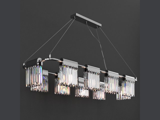 chandelier crystal pendants 10 loft-concept Modèle 3D .c4d .max .obj .3ds .fbx .stl .blend 