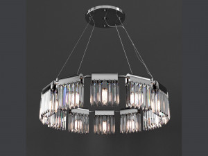 chandelier crystal pendants 12 loft-concept Modello 3D