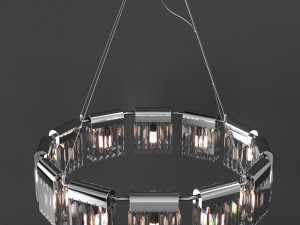 chandelier crystal pendants 12 loft-concept 3D 模型