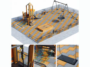 children playground 3D Model