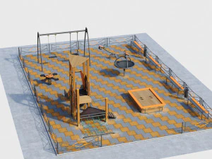 children playground 3D Model