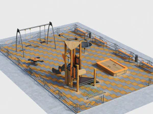 children playground 3D Model