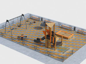 children playground 3D Model
