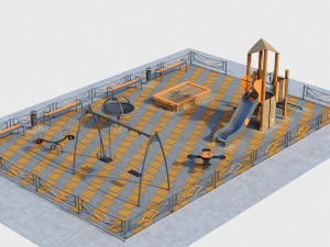 children playground 3D Model