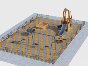 children playground 3D Model