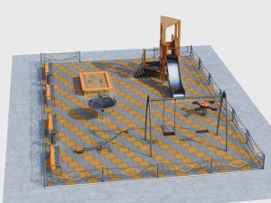 children playground 3D Model