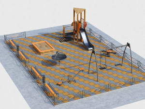 children playground 3D Model